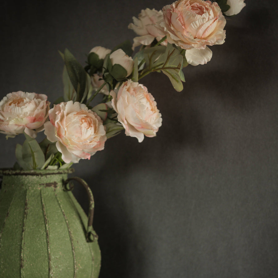 Pink Peony Spray Stem