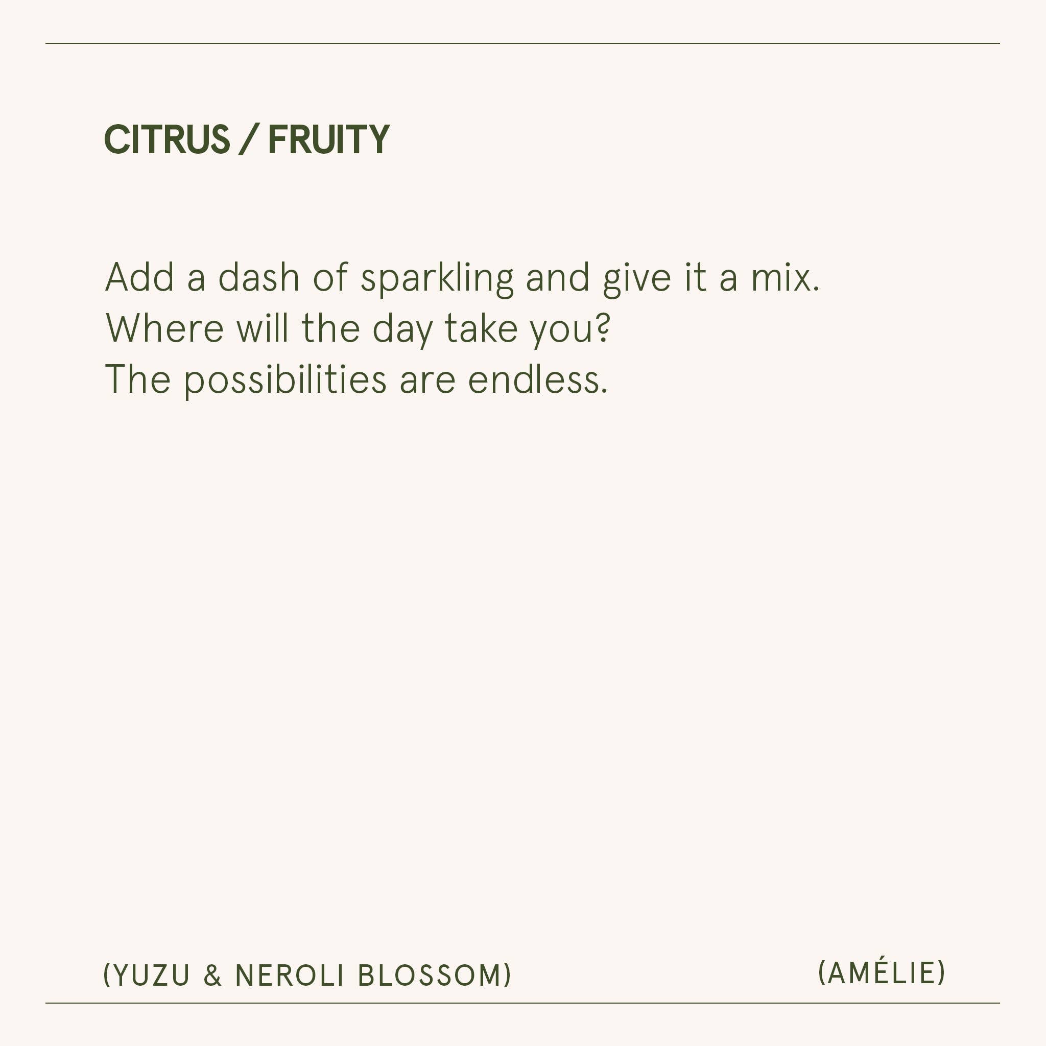 Amélie - Yuzu & Neroli Blossom 7oz Candle