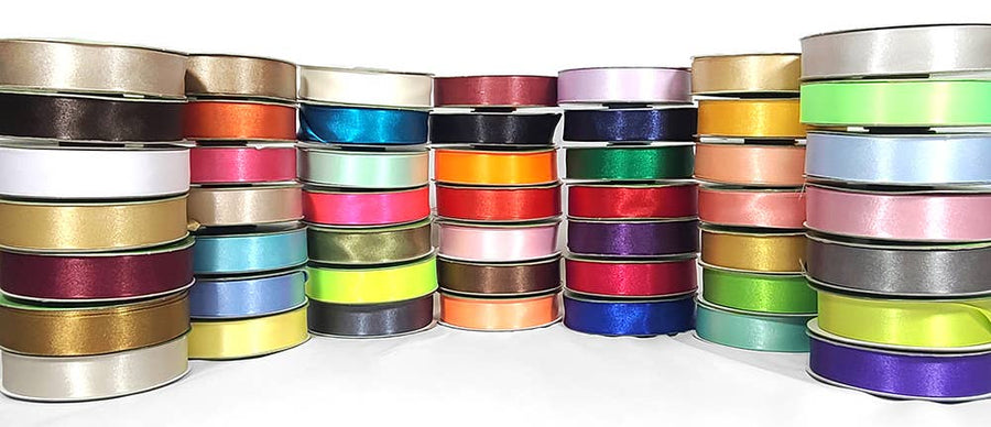 ~7/8"Luster Double Face Satin Ribbon, Sage Green