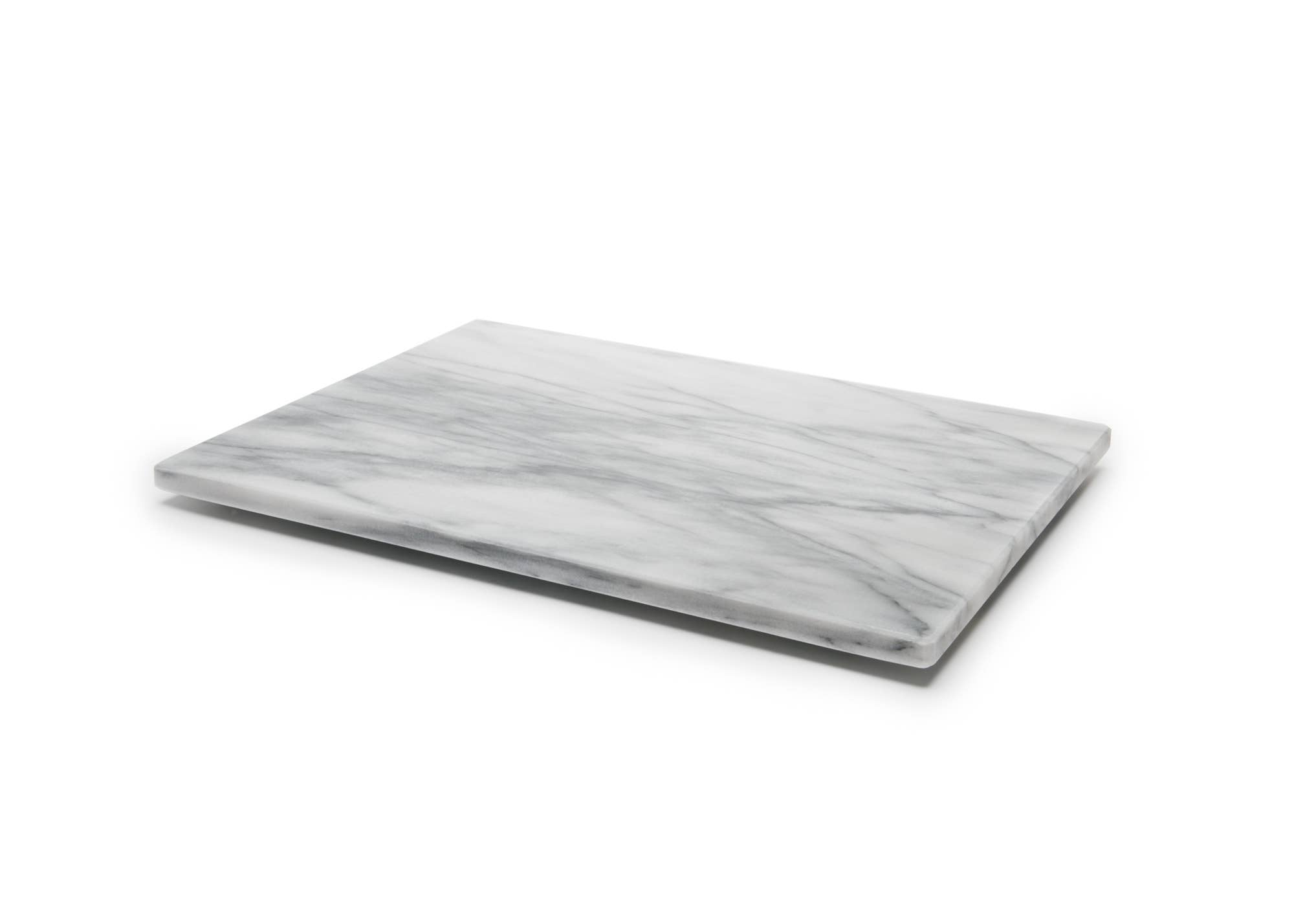 Fox Run Marble Pastry Board, White, 16"x 12"
