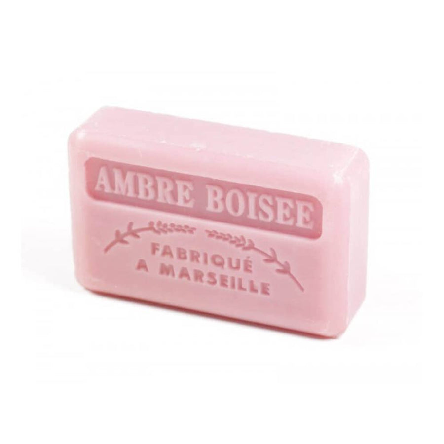 Woody Amber - French soap with organic shea butter 125g