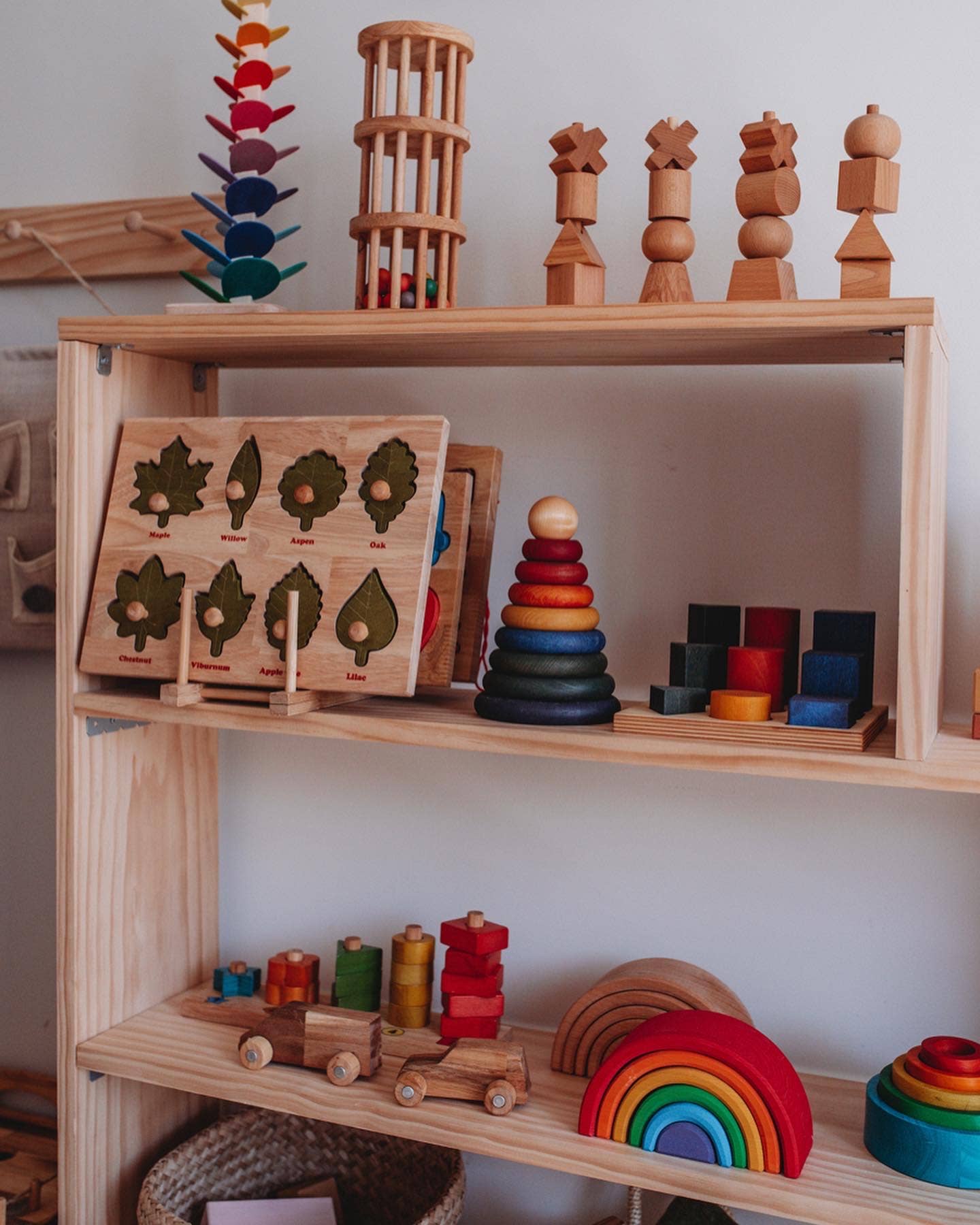 Natural Coloured Stacking Bowls