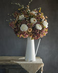 Beige and Purple Hydrangea Spray