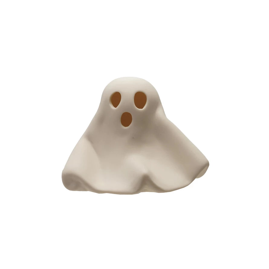 Stoneware Bisque Ghost with LED Light
