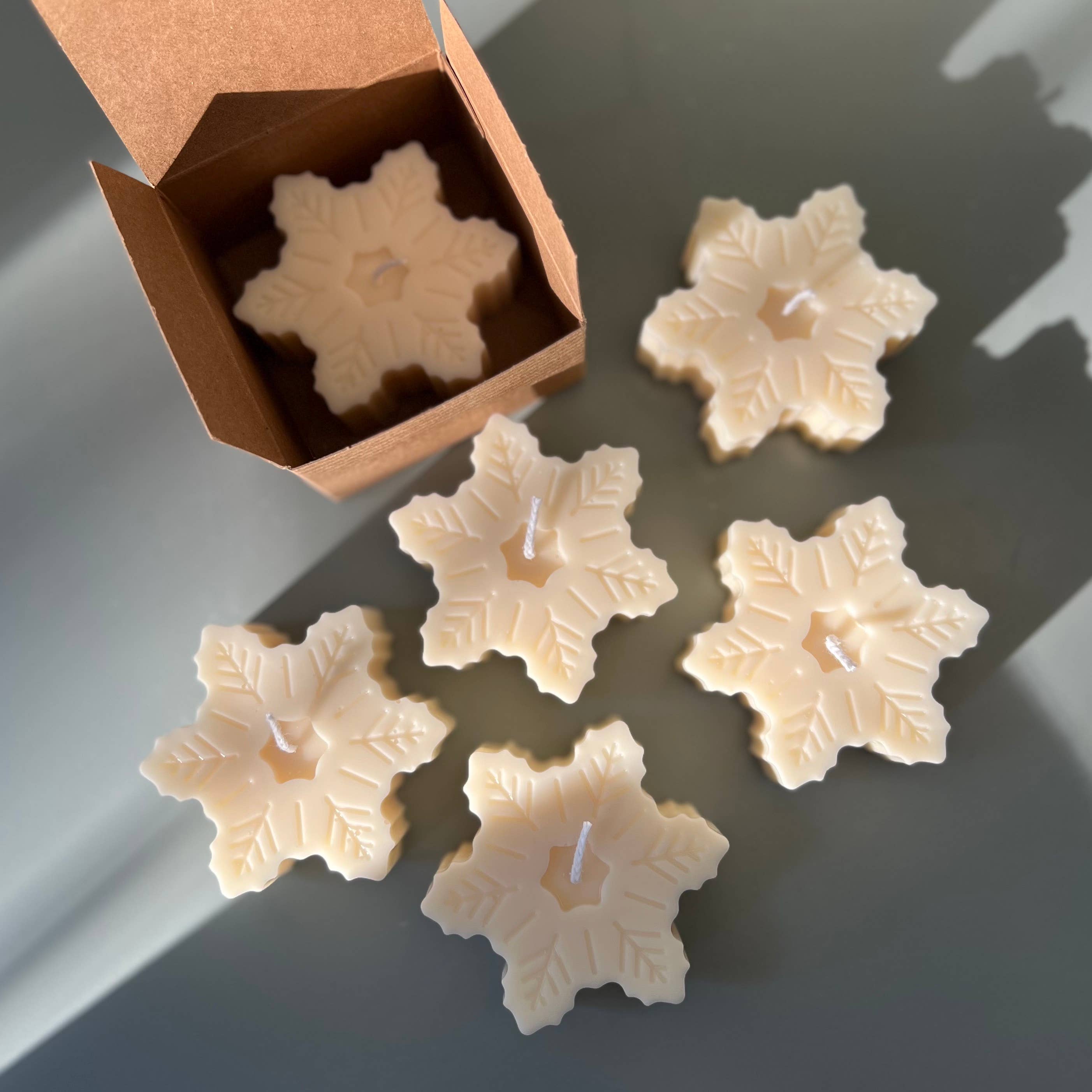 Snowflake Shaped Candle