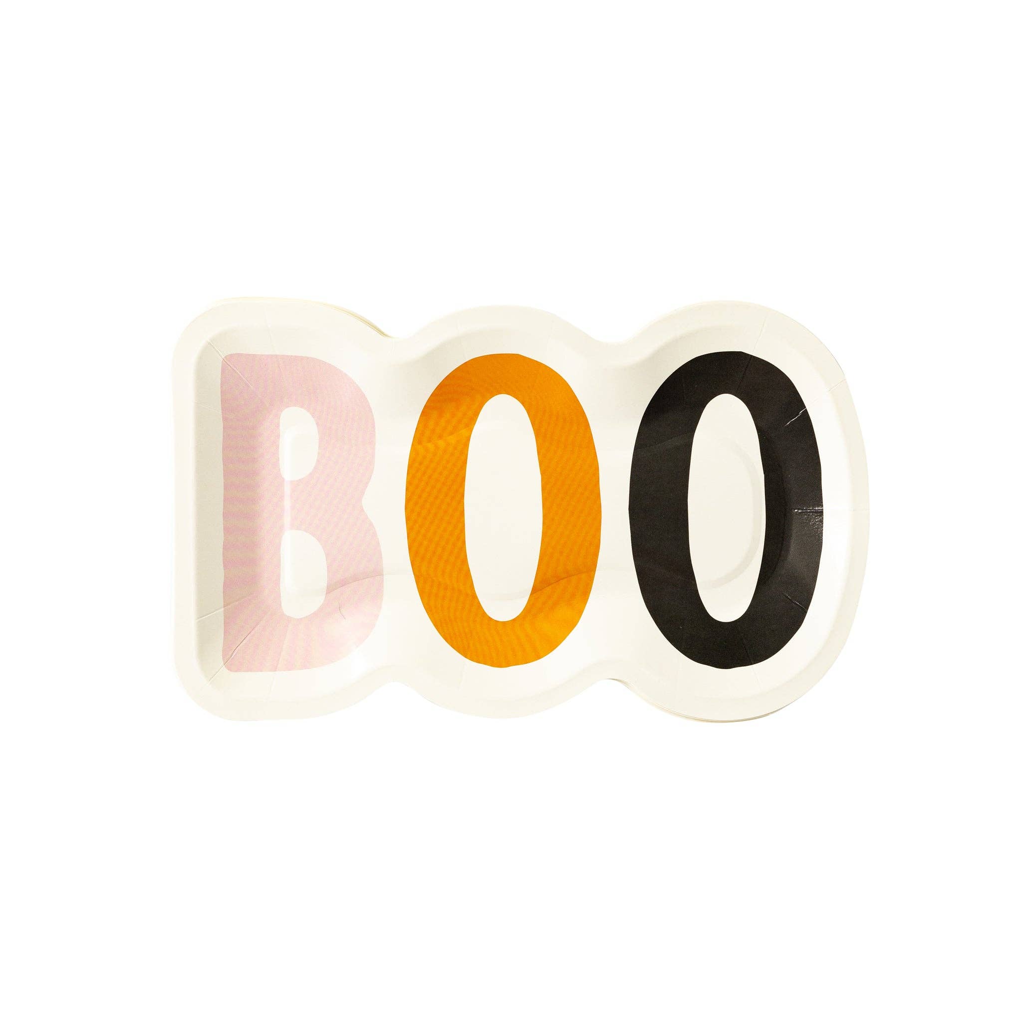 Boo Shaped Paper Plate