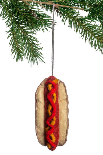 Hot Dog Ornament