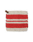 Red Knitted Pot Holder