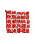 Red Knitted Pot Holder
