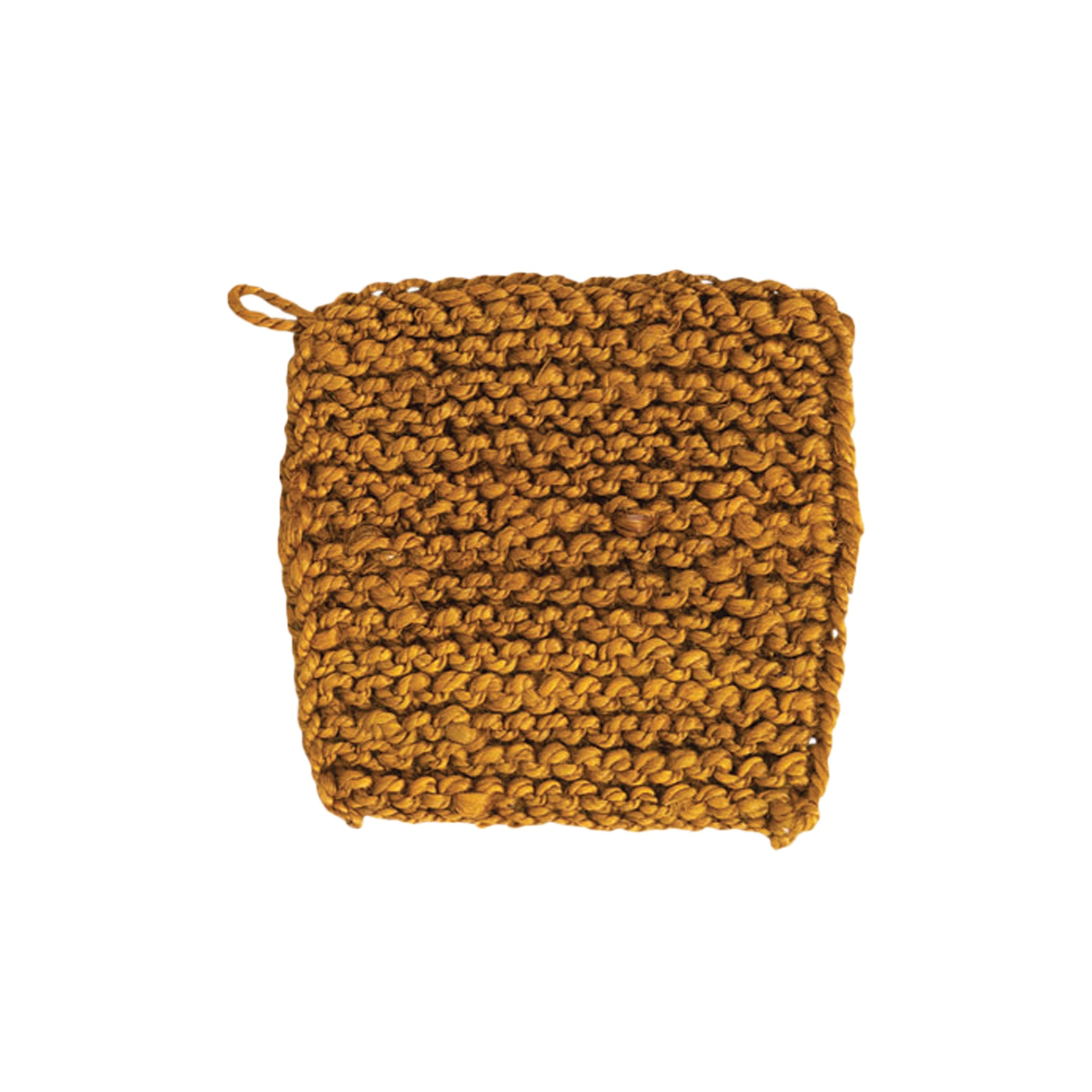Jute Crocheted Pot Holder
