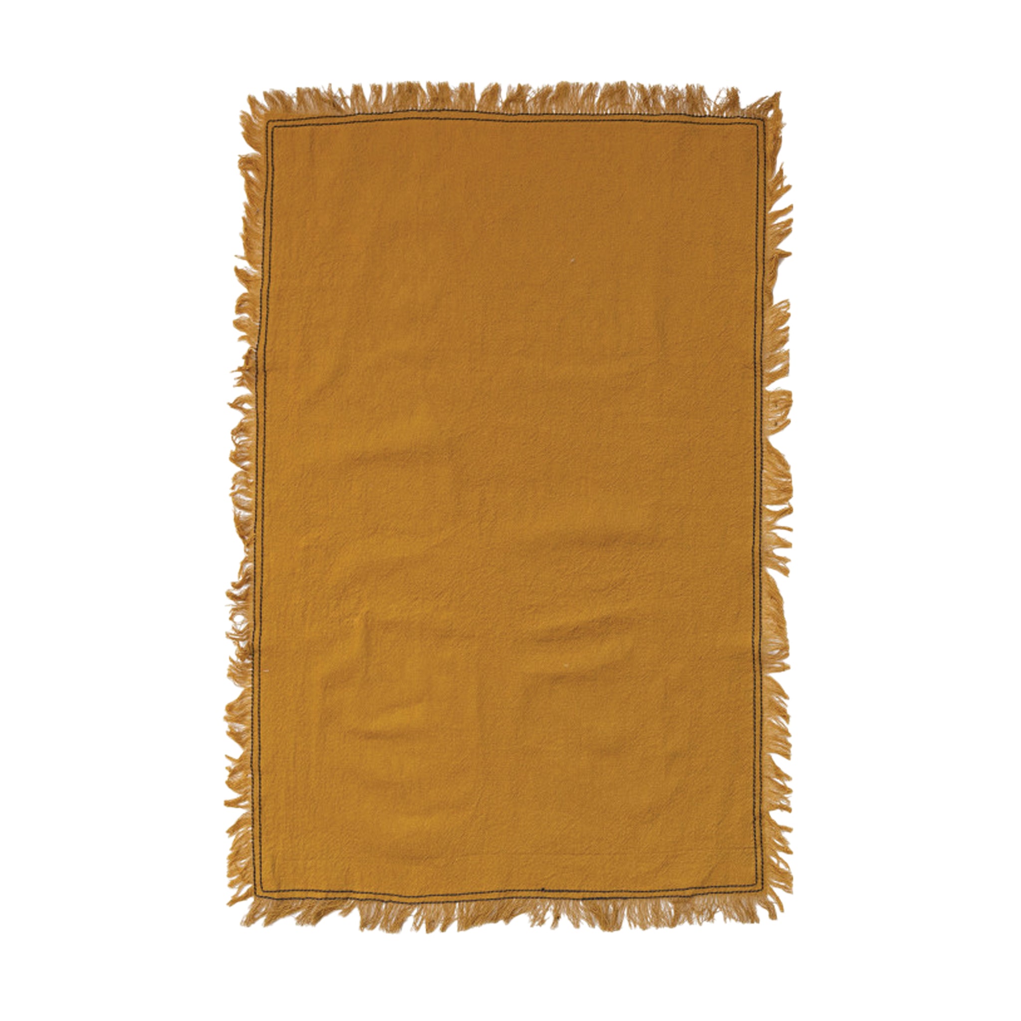 Cotton Tea Towel with Fringe