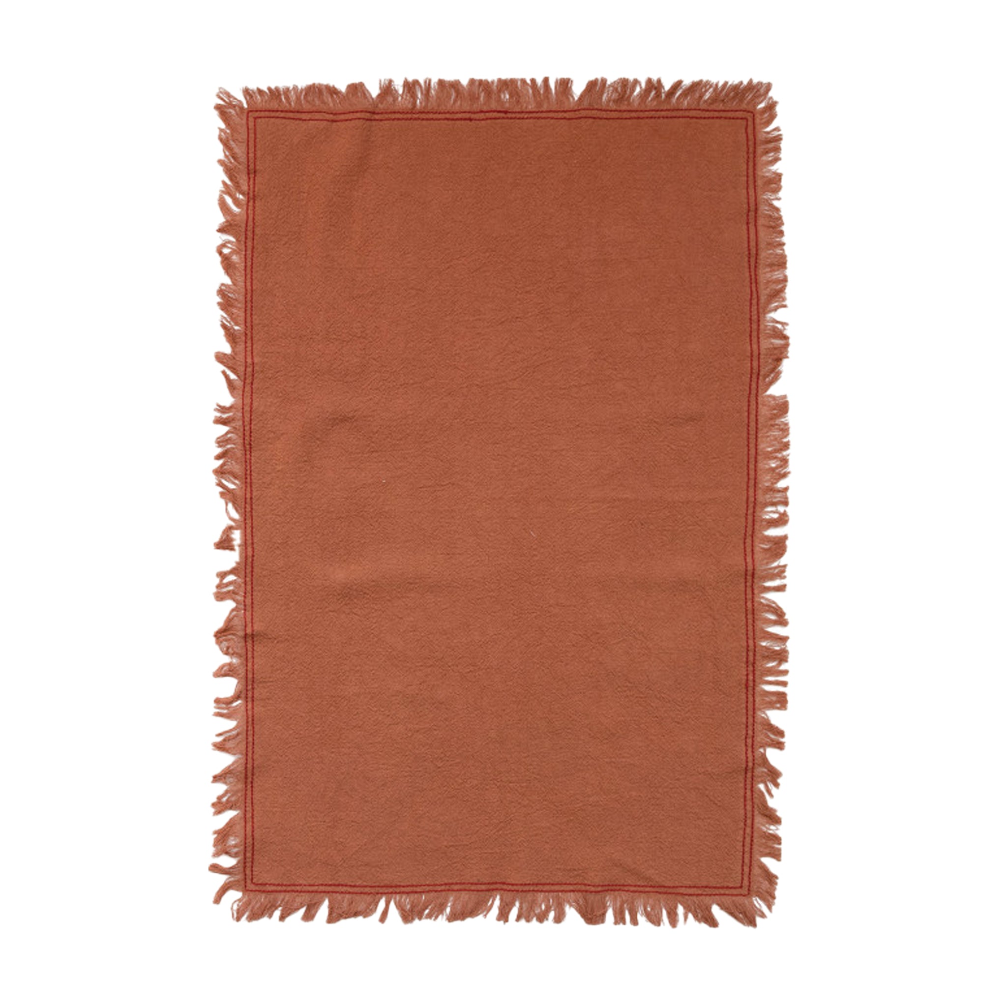 Cotton Tea Towel with Fringe