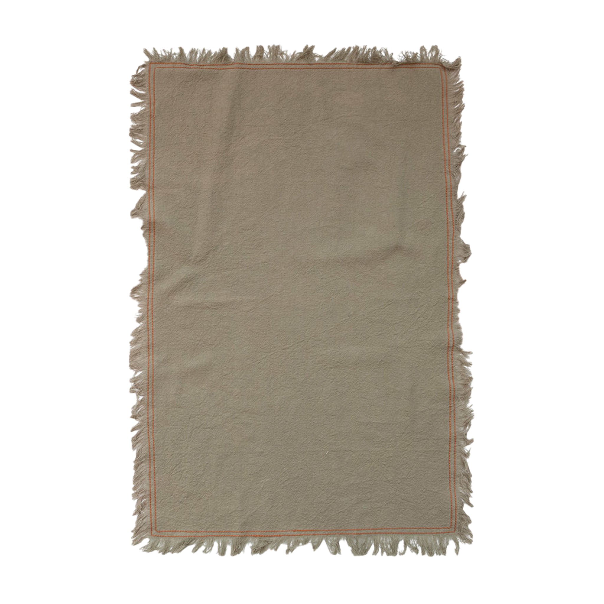 Cotton Tea Towel with Fringe