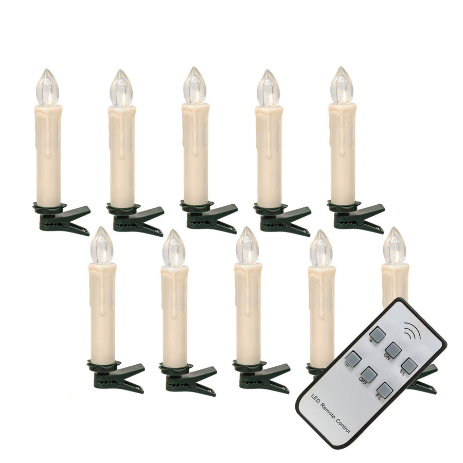 LED Ivory Candle Lights (Set of 10)