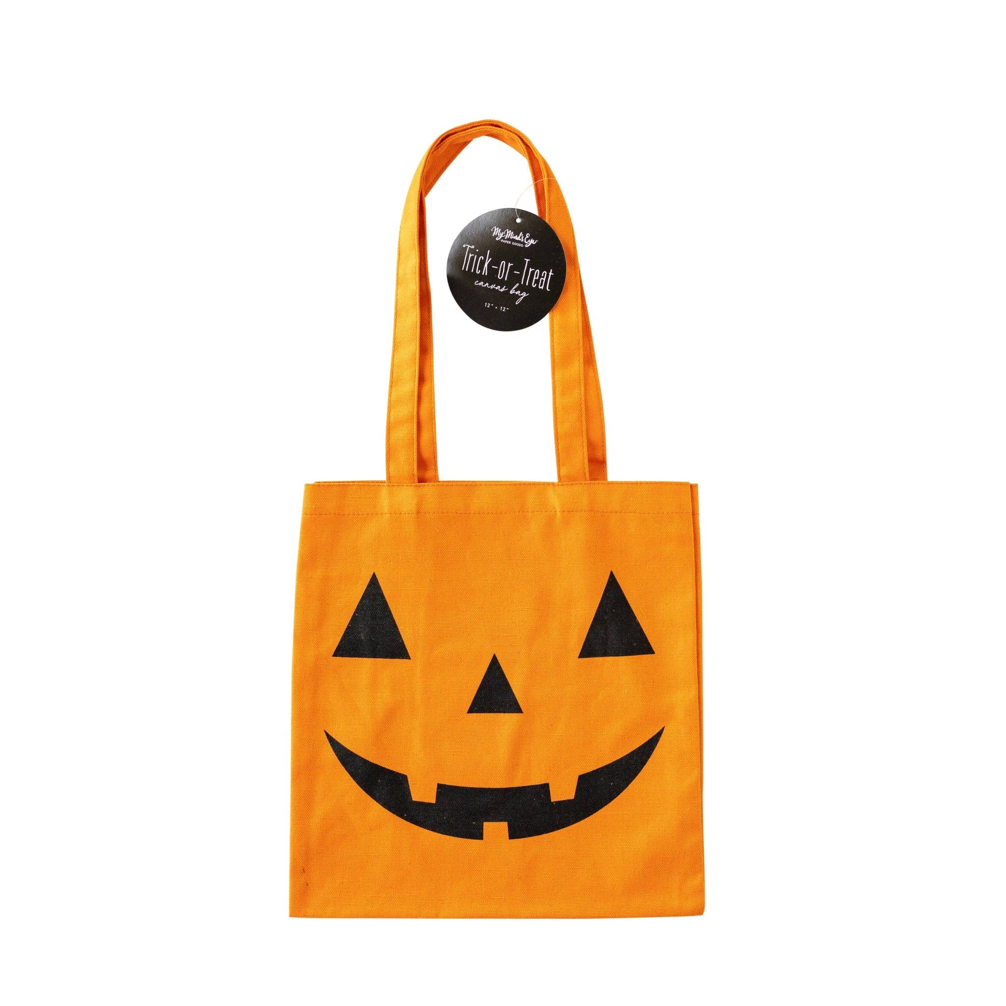 Jack-o-Lantern Canvas Tote